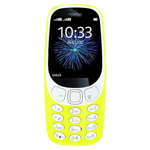 Nokia 3310 Cell Phone (Unlocked) - Yellow