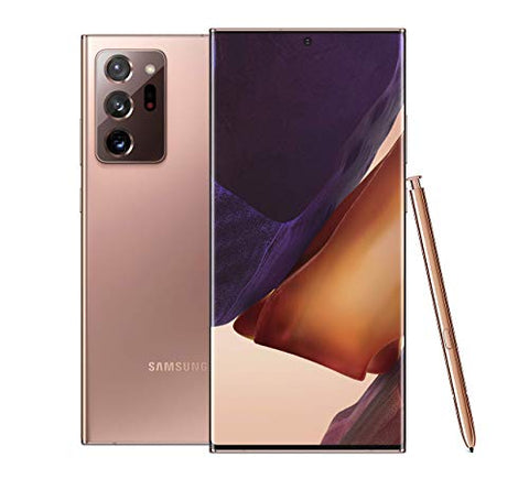 Samsung Galaxy Note 20 Ultra 5G (N986U) 128GB, Unlocked Phone, Mystic Bronze (Renewed)