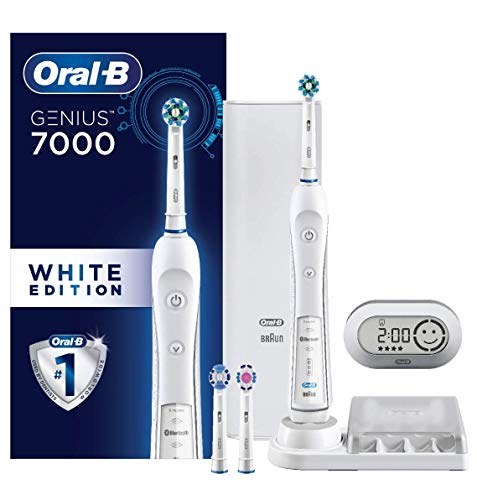 Oral-B WHITE 7000 SmartSeries Power Rechargeable Electric Toothbrush