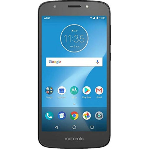 Motorola MOTO E5 Play 16GB AT&T Prepaid Phone - Black