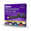 Roku Streaming Stick 4K 2021 Streaming Device 4K/HDR/Dolby Vision with Voice Remote and TV Controls (3820R)