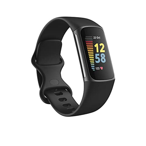 Fitbit Charge 5 Advanced Fitness & Health Tracker - Graphite/Black